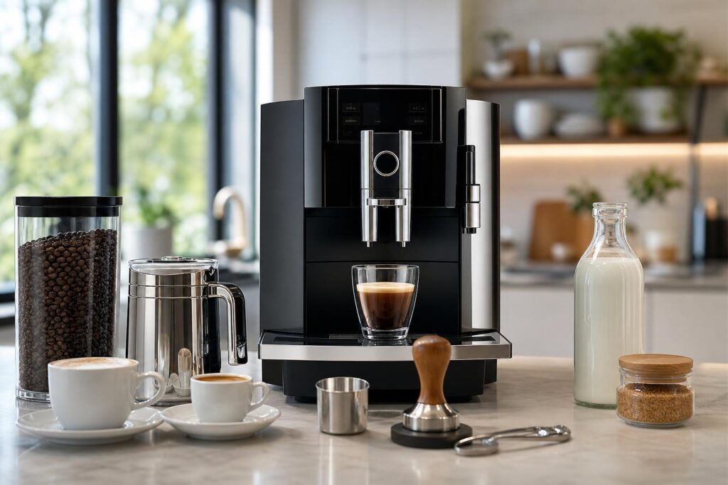 découvrez les accessoires indispensables pour optimiser et personnaliser votre machine à café jura, alliant praticité et performance pour une expérience café parfaite.