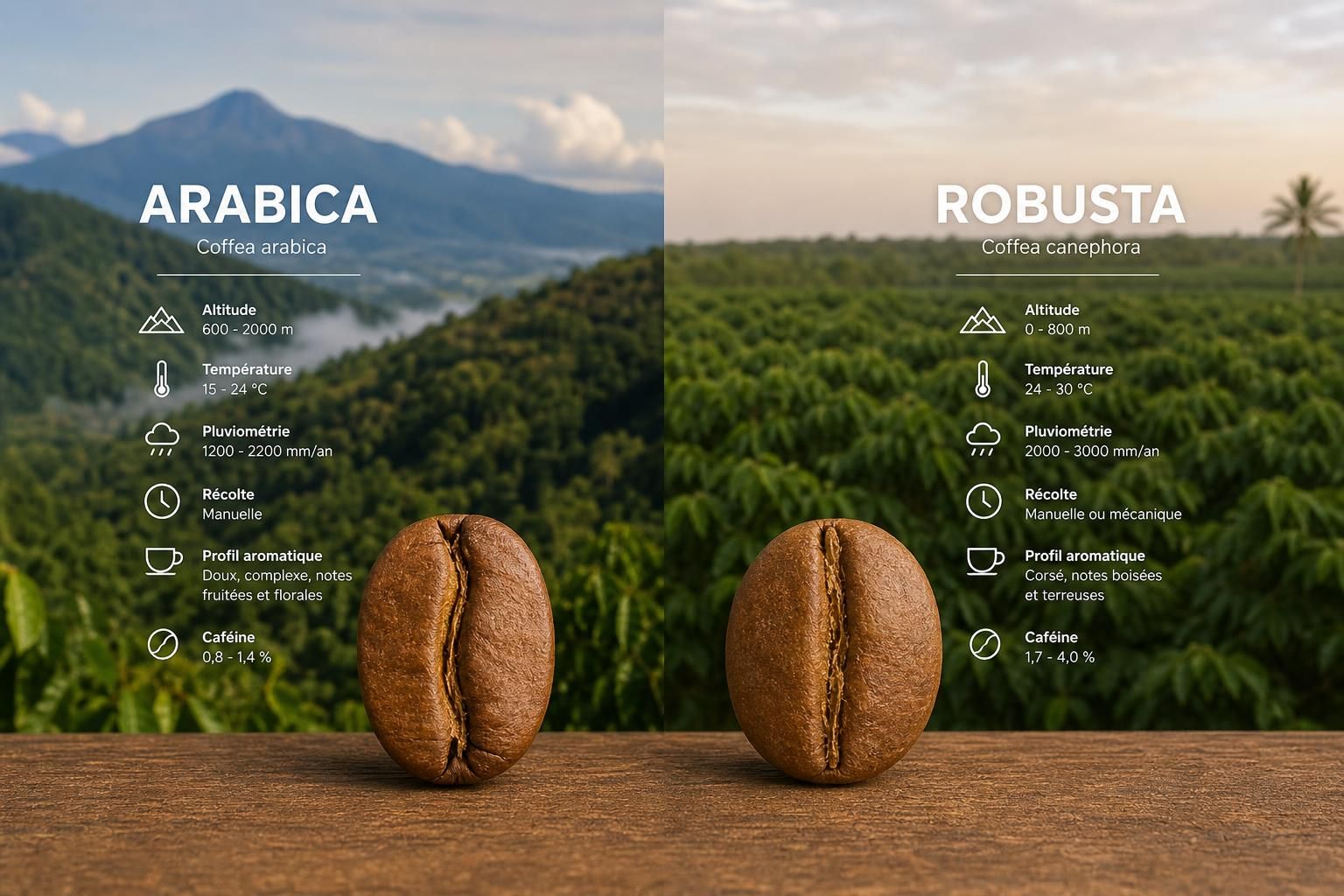 découvrez l'importance de la diversité botanique dans le café de spécialité à travers la comparaison entre arabica et robusta, deux variétés clés qui influencent saveurs et qualité.