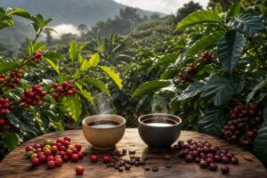 découvrez l'importance de la diversité botanique dans le specialty coffee en comparant les profils uniques de l'arabica et du robusta.