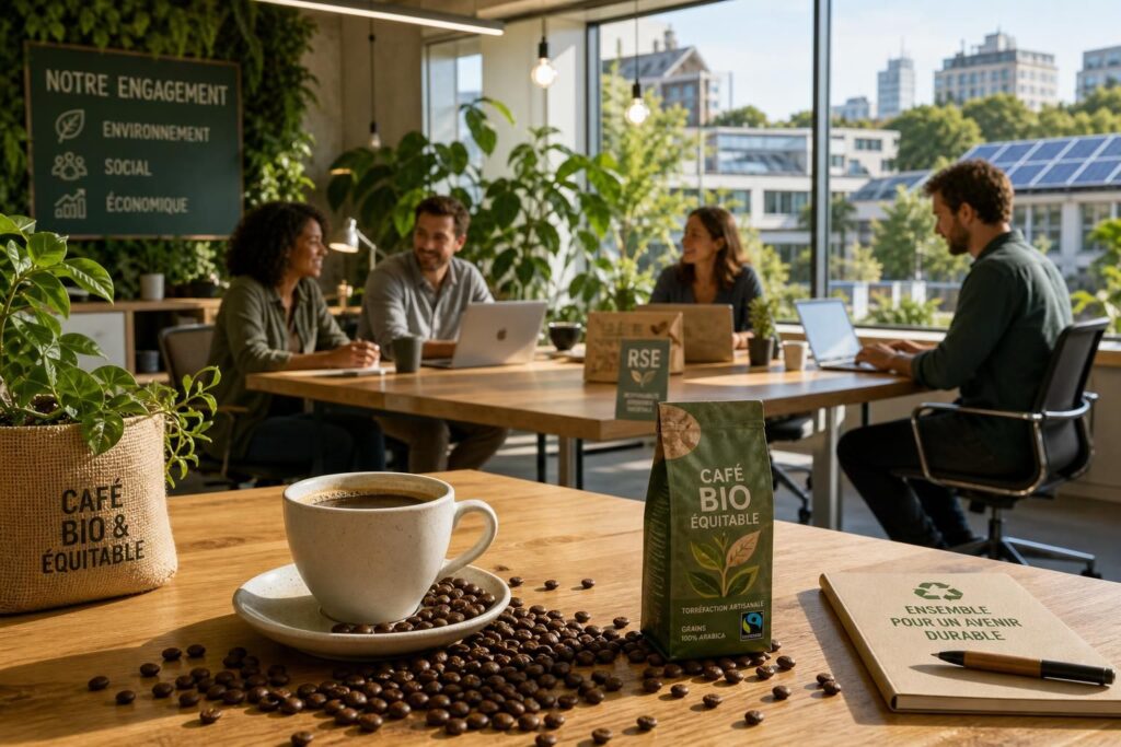découvrez comment la rse et l'utilisation du café en grain peuvent aider votre entreprise à réduire son empreinte carbone tout en adoptant des pratiques durables et responsables.