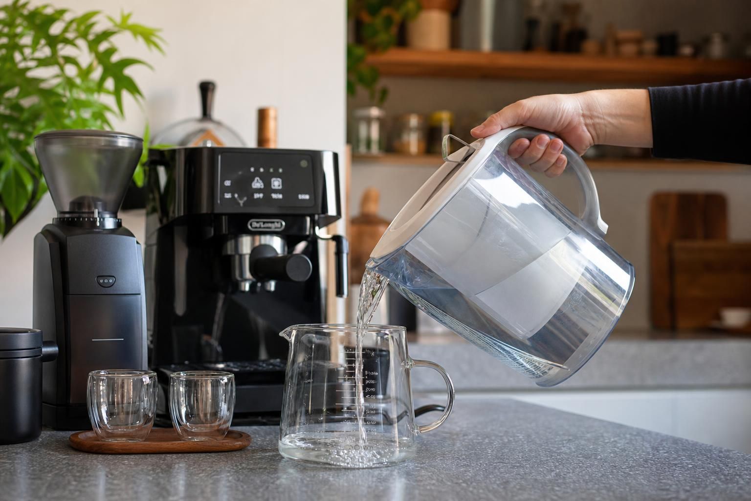 découvrez comment la qualité de l'eau influence le goût de votre café et pourquoi filtrer l'eau est essentiel pour une dégustation optimale.