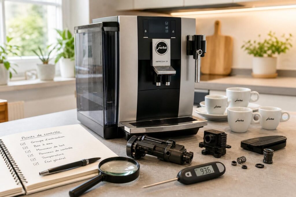 découvrez les points essentiels à vérifier avant d'acheter une machine jura d'occasion pour garantir qualité et performance.